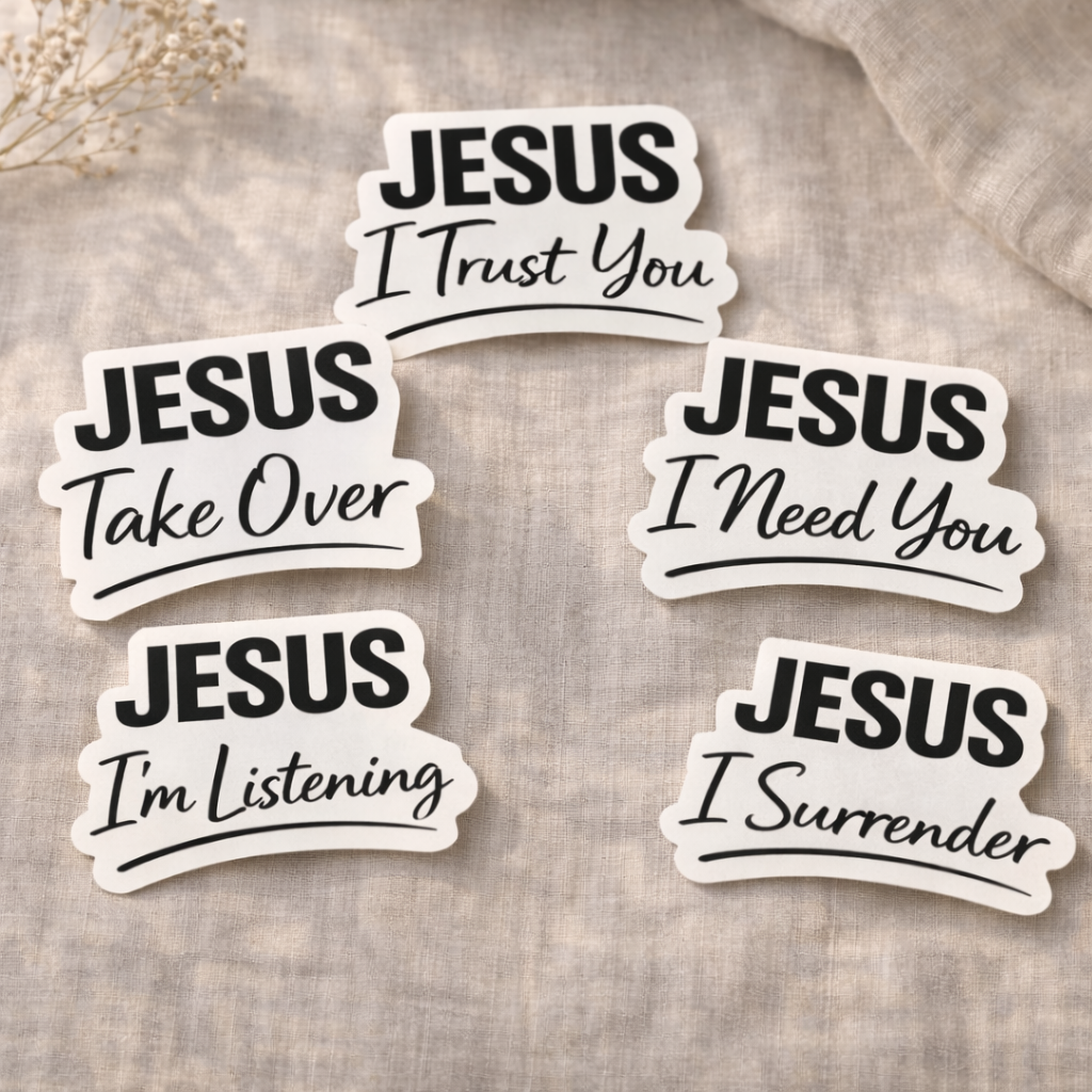 Messages to Jesus Sticker Bundle | Faith Stickers | Christian Stickers | Prayer Journal Stickers